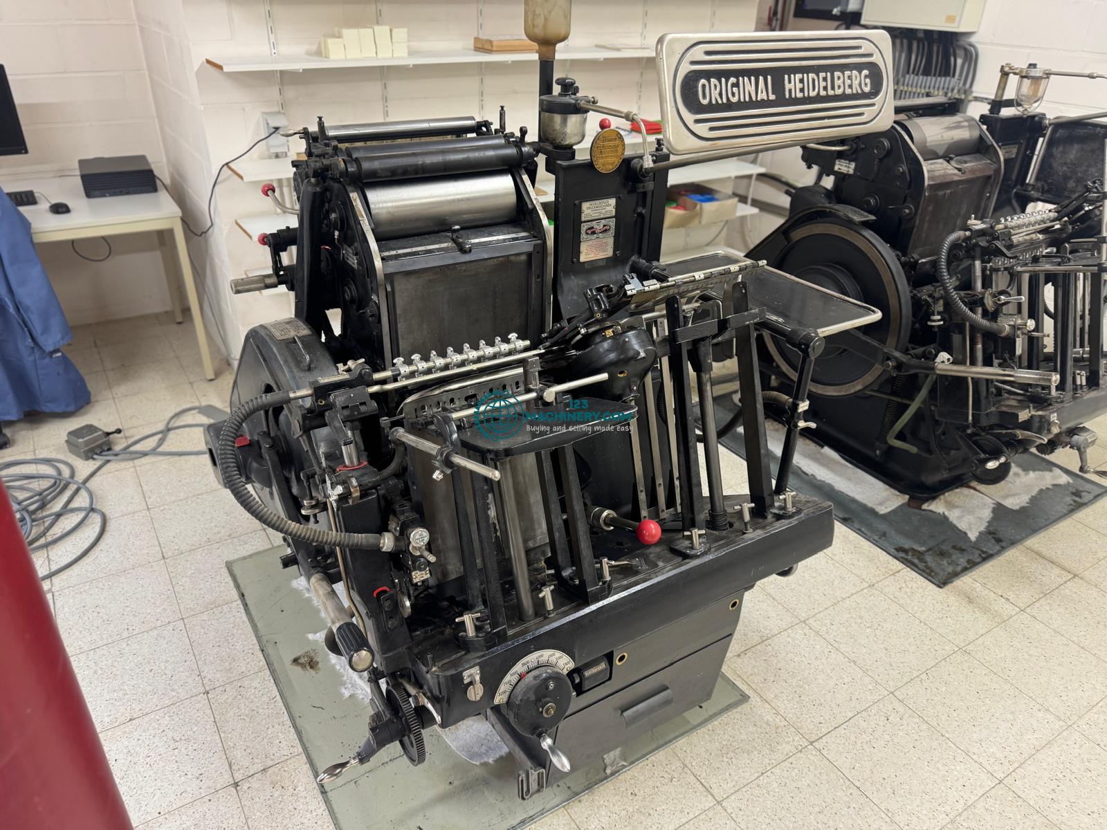 Heidelberg A4 platen